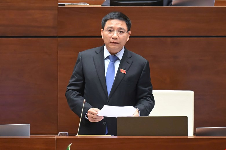 Bộ trưởng Bộ Tài chính Nguyễn Văn Thắng - ảnh: QH