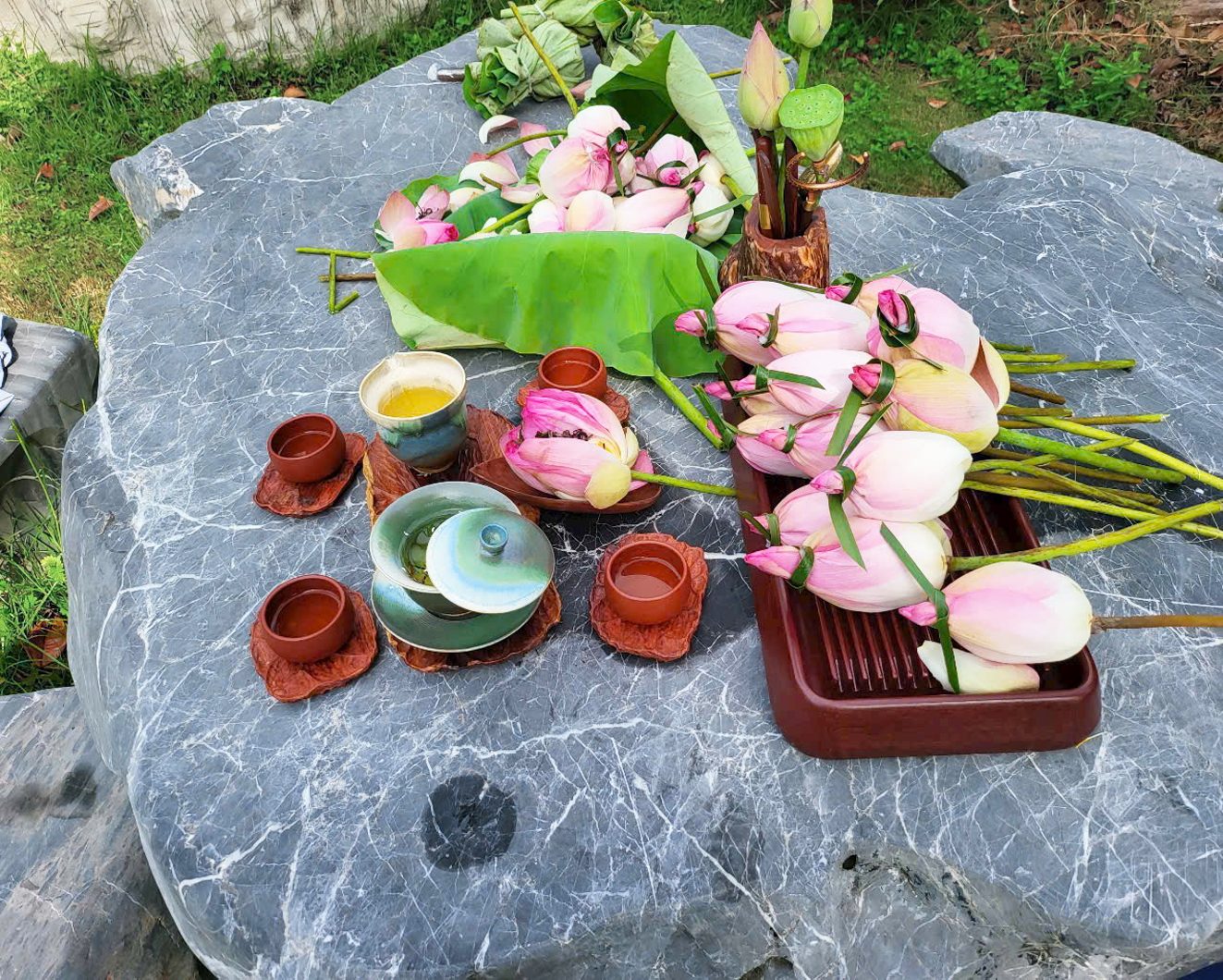 Ướp trà hoa sen