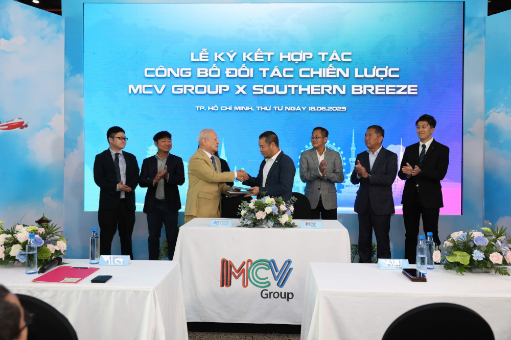 MCV Group liên minh Southern Breeze Travel & Tourism ra mắt thương hiệu MCV Travel - kết hợp du lịch, giải trí, văn hóa và thương mại.