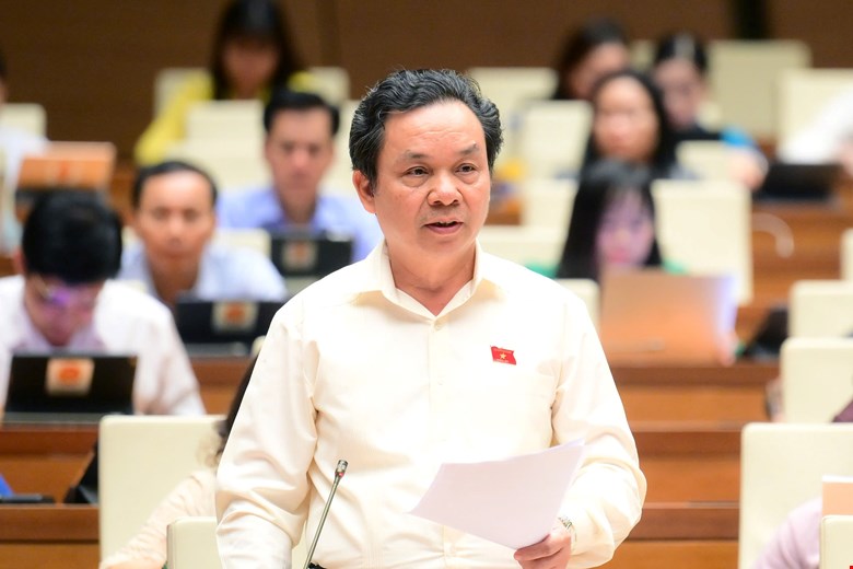 Đại biểu Hoàng Văn Cường (đoàn Hà Nội) - ảnh: Qh