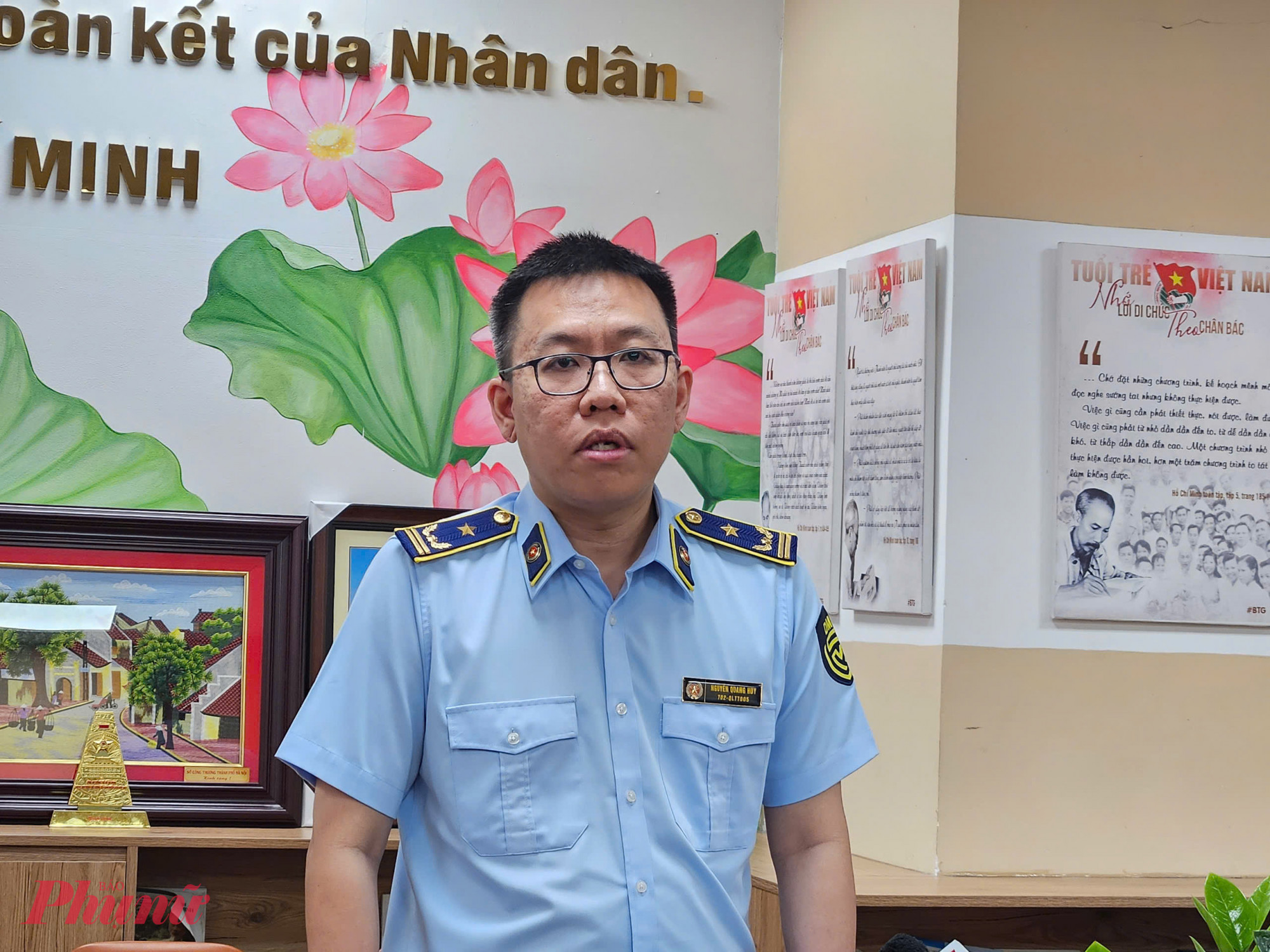 Ông Nguyễn Quang Huy - Phó Chi cục trưởng Chi cục Quản lý thị trường TPHCM