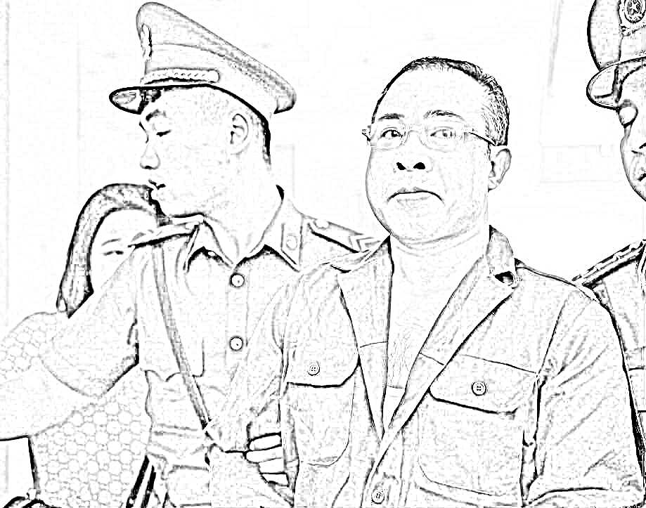 Bị cáo Nghiêm Quang Minh tại tòa. Ảnh: CM