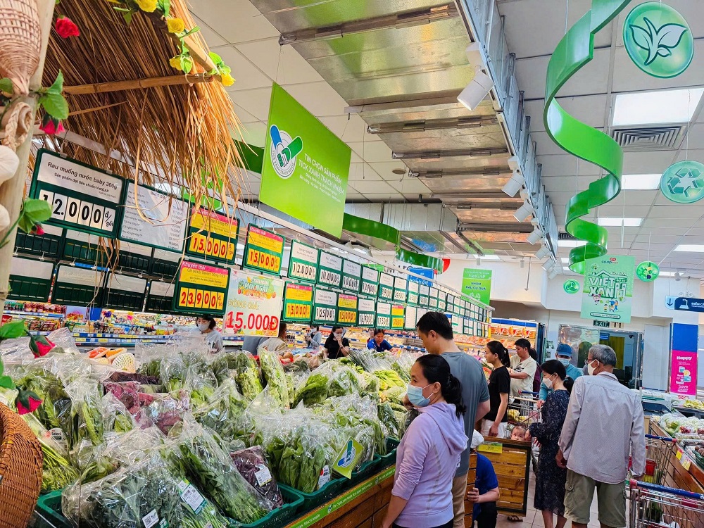 Chương trình Gia đình Việt - Đại sứ xanh thu hút khách hàng - Ảnh: Saigon Co.op