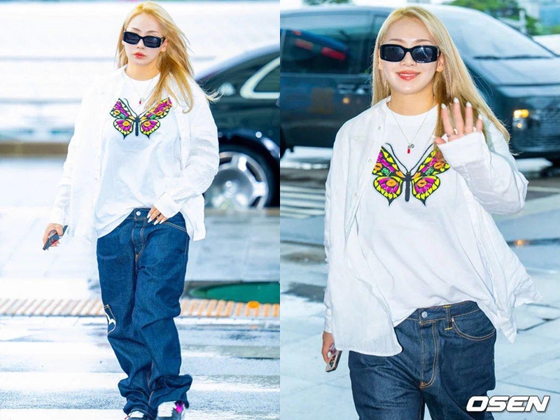 Trưa 206, CL (2NE1) cũng khởi hành sang Việt Nam tham dự đại nhạc hội Mega concert.