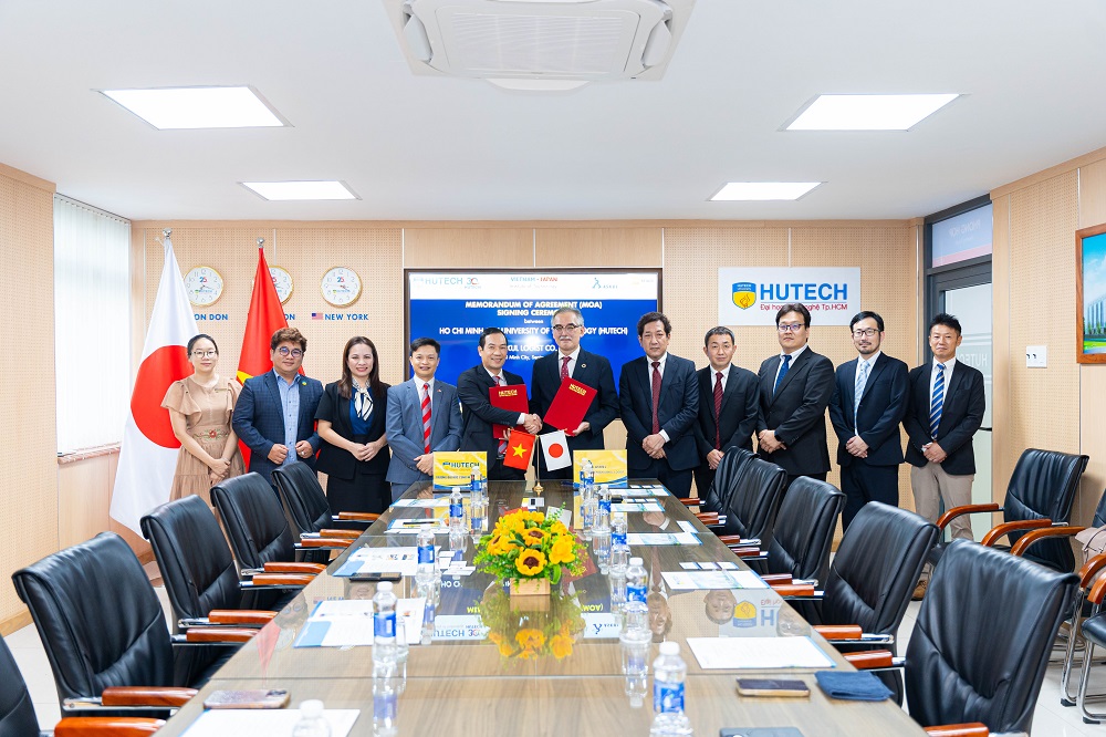 Tăng cường ký kết với doanh nghiệp Nhật Bản, gắn kết đào tạo và thực tiễn - Ảnh: HUTECH