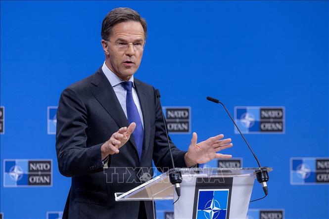 Căng thẳng Israel-Iran: Iran tấn công căn cứ Mỹ ở Qatar và Iraq Tổng thư ký NATO Mark Rutte - Ảnh: TTXVN
