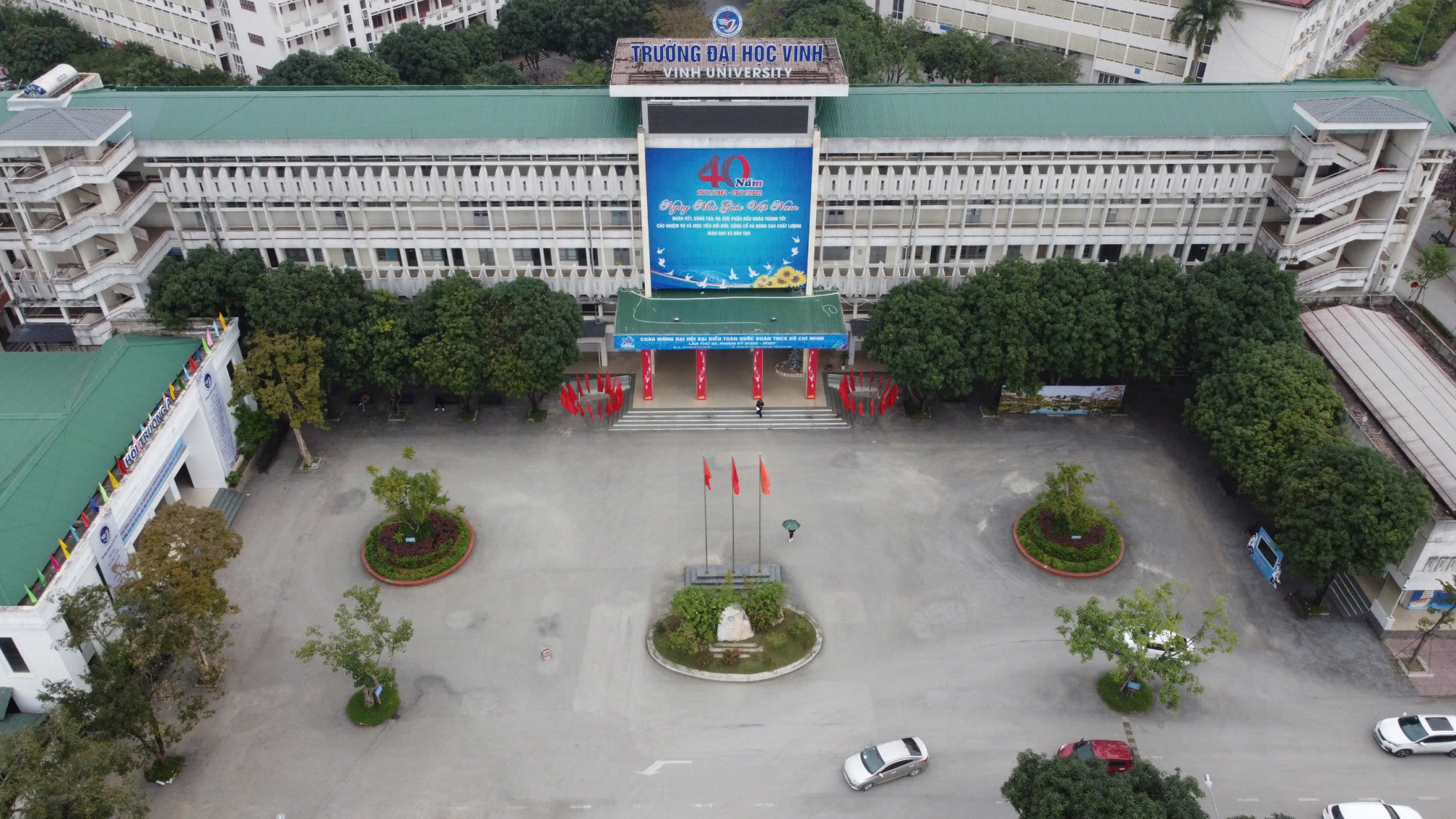 Trường đại học Vinh - nơi xảy ra sự việc - Ảnh: Khánh Trung