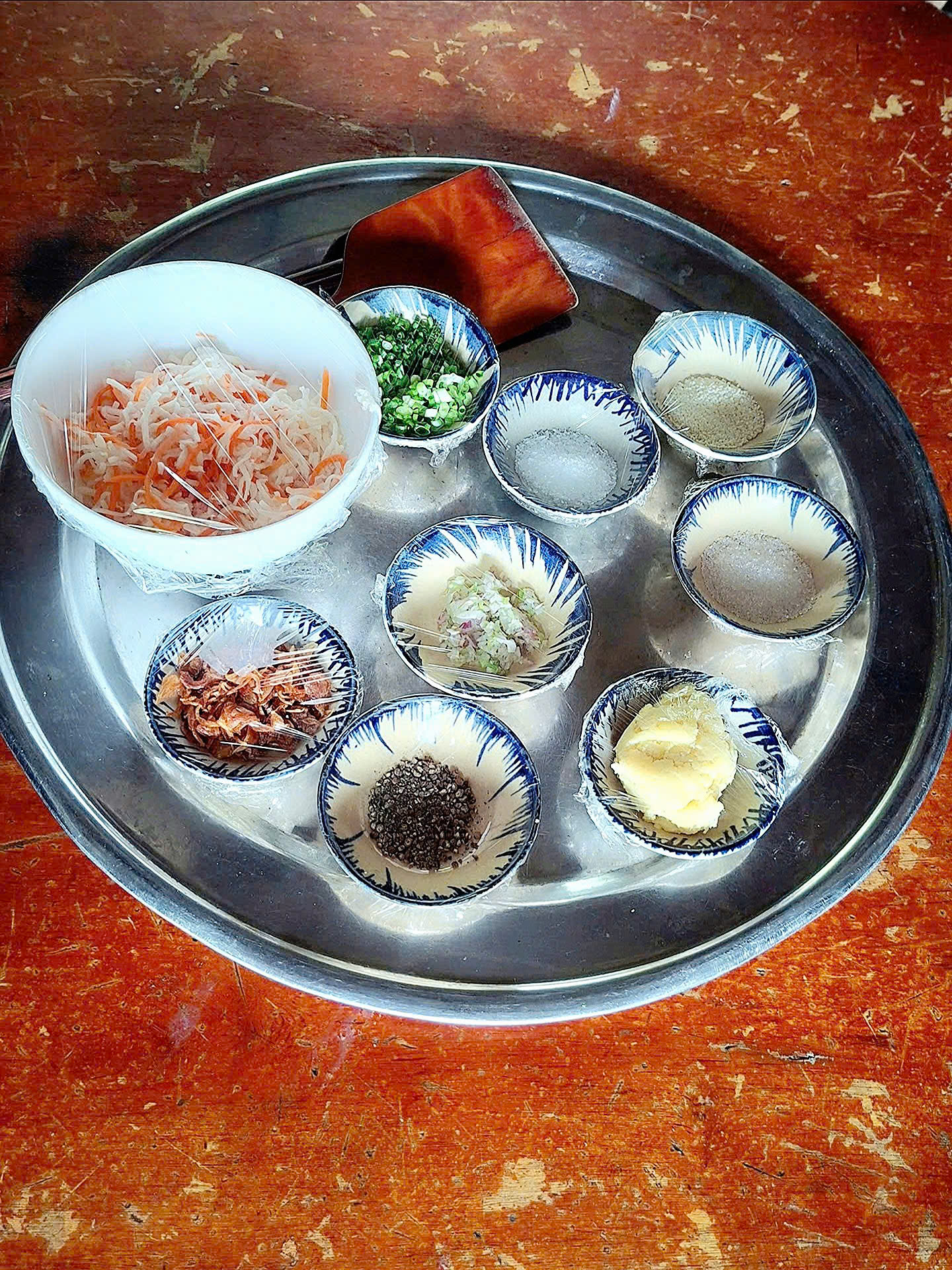 Nguyên liệu làm nhân chè mặn
