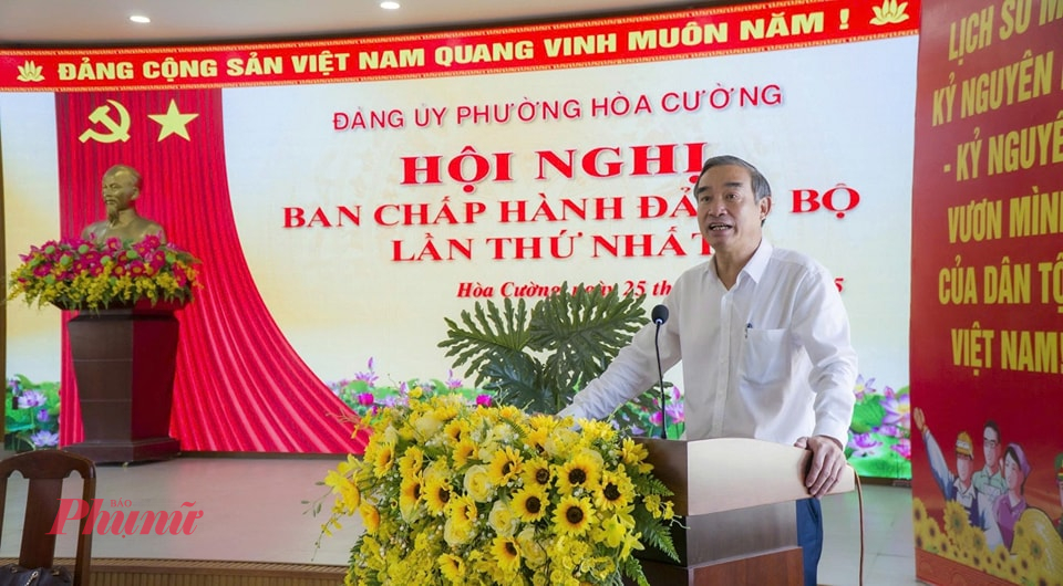 Chủ tịch UBND TP Đà Nẵng Lê Trung Chinh tham dự tại phường Hoà Cường