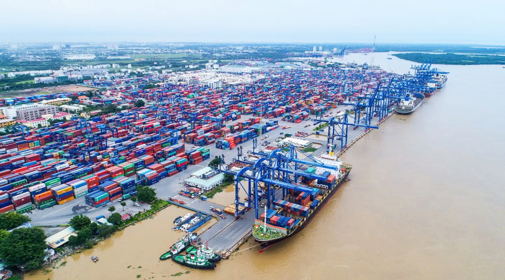 Động lực mới, cơ hội mới từ siêu đô thị TPHCM Hệ thống cảng Tân Cảng - Cát Lái sẽ cùng hệ thống cảng biển hiện hữu của Bà Rịa - Vũng Tàu và đường bộ của Bình Dương tạo sự thuận lợi hơn trong việc vận chuyển hàng hóa - Ảnh do Tổng công ty Tân Cảng cung cấp