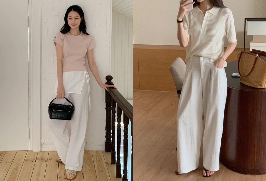 Quần trắng:
