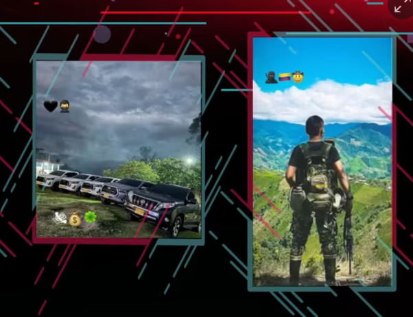 Liên Hợp Quốc tại Colombia cho biết trẻ em được hứa hẹn xe máy, điện thoại di động và tiền, trong đó các bé gái cũng được phẫu thuật thẩm mỹ. Ảnh: TikTok/Facebook