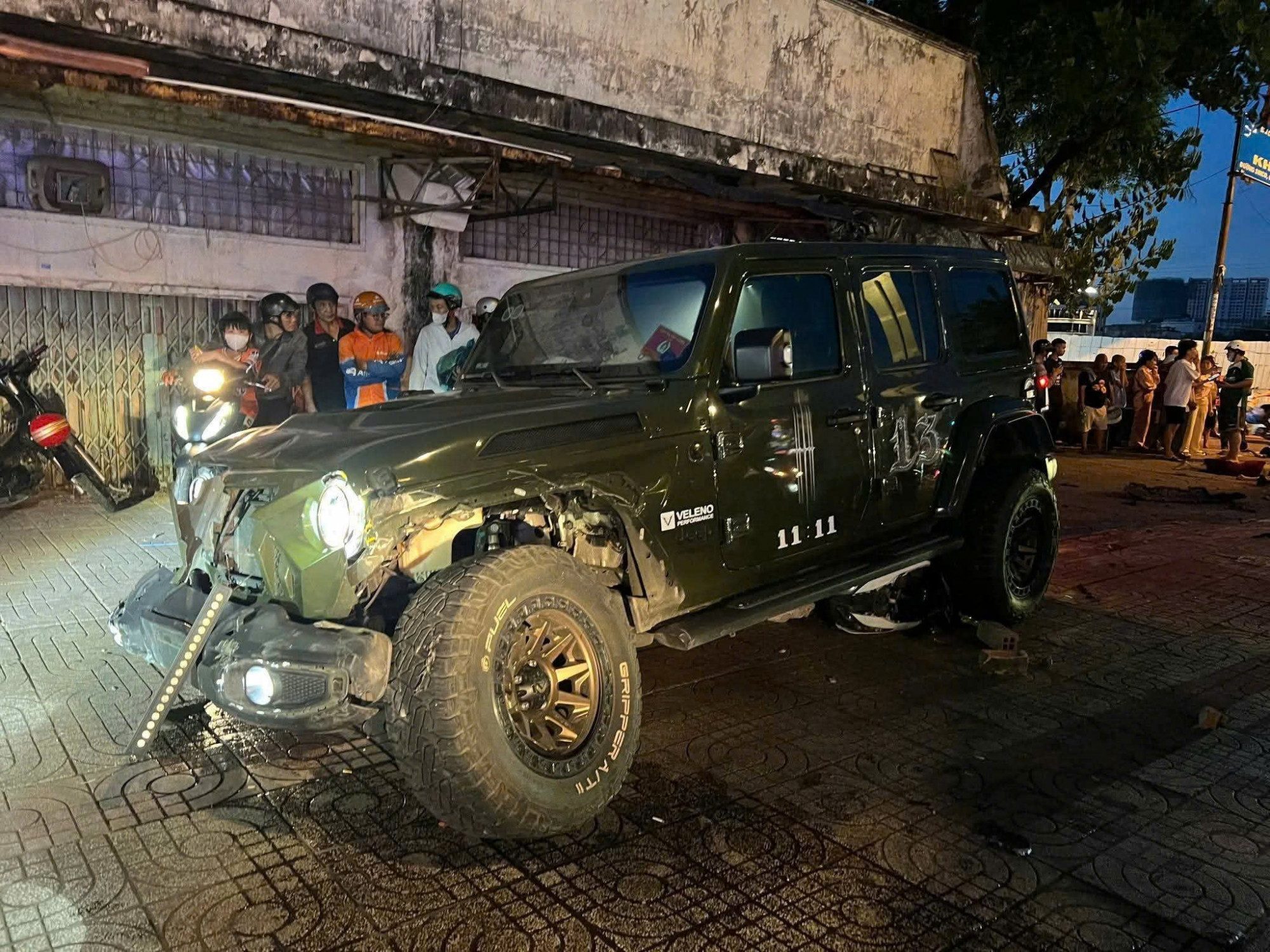 Hiện trường vụ tai nạn. Ảnh: A.X.