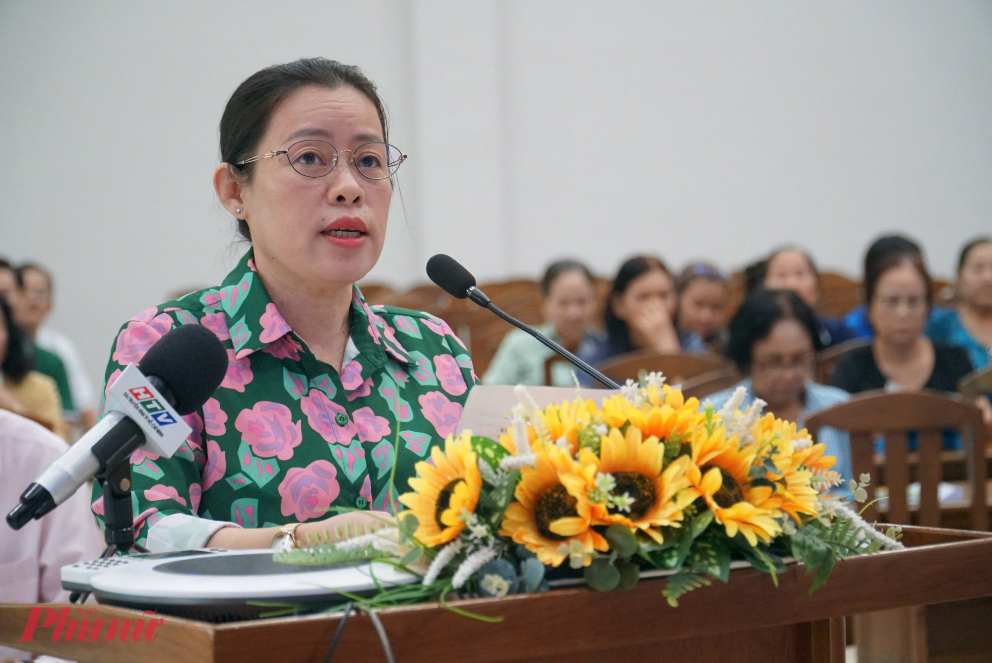 Bà Huỳnh Thường Hân cho rằng đội ngũ cán bộ mới cần có tâm, có tài và sát dân - Ảnh: Thanh Tâm