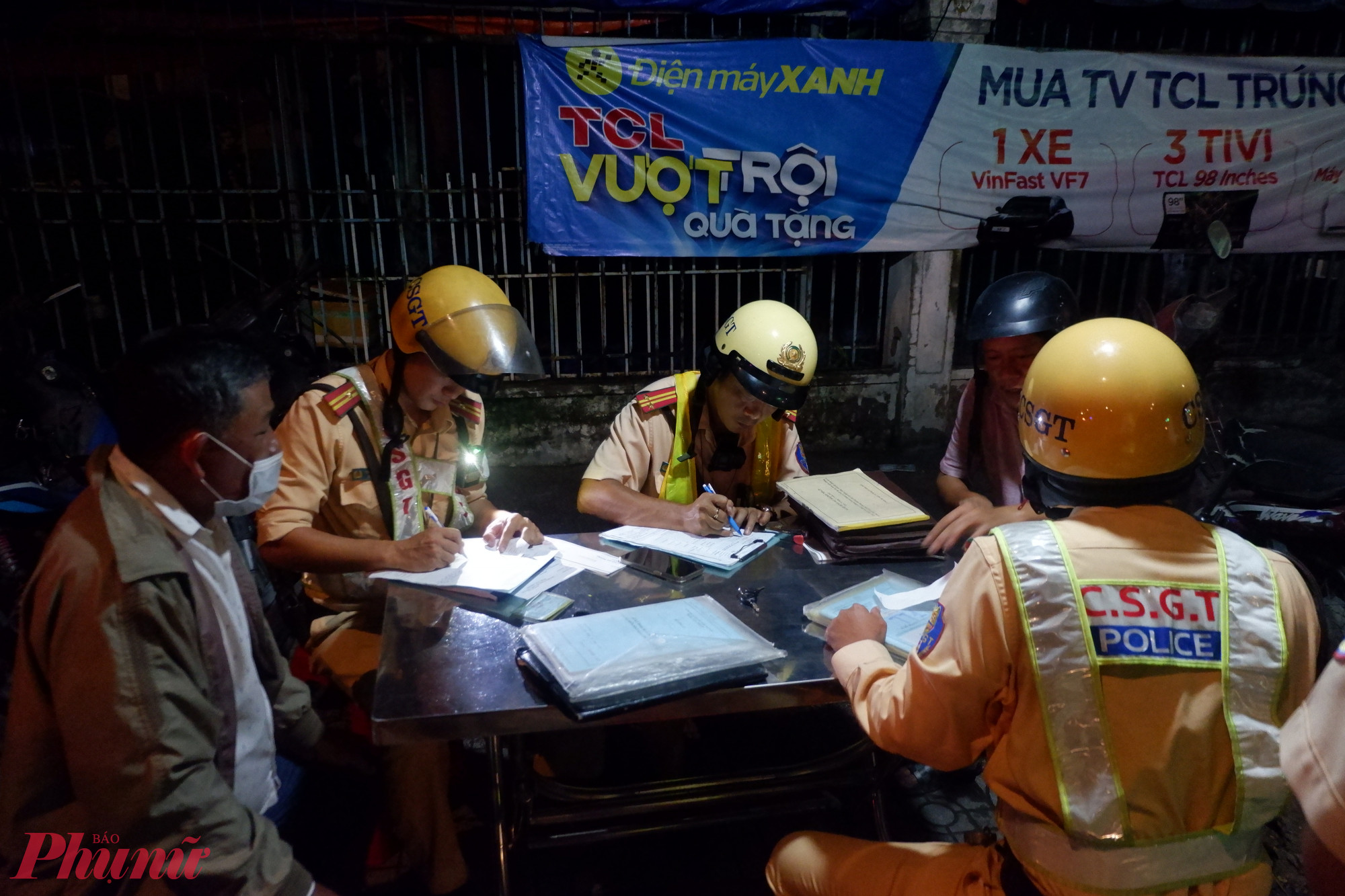 Nhiều trường hợp vi phạm độ cồn bị xử lý.