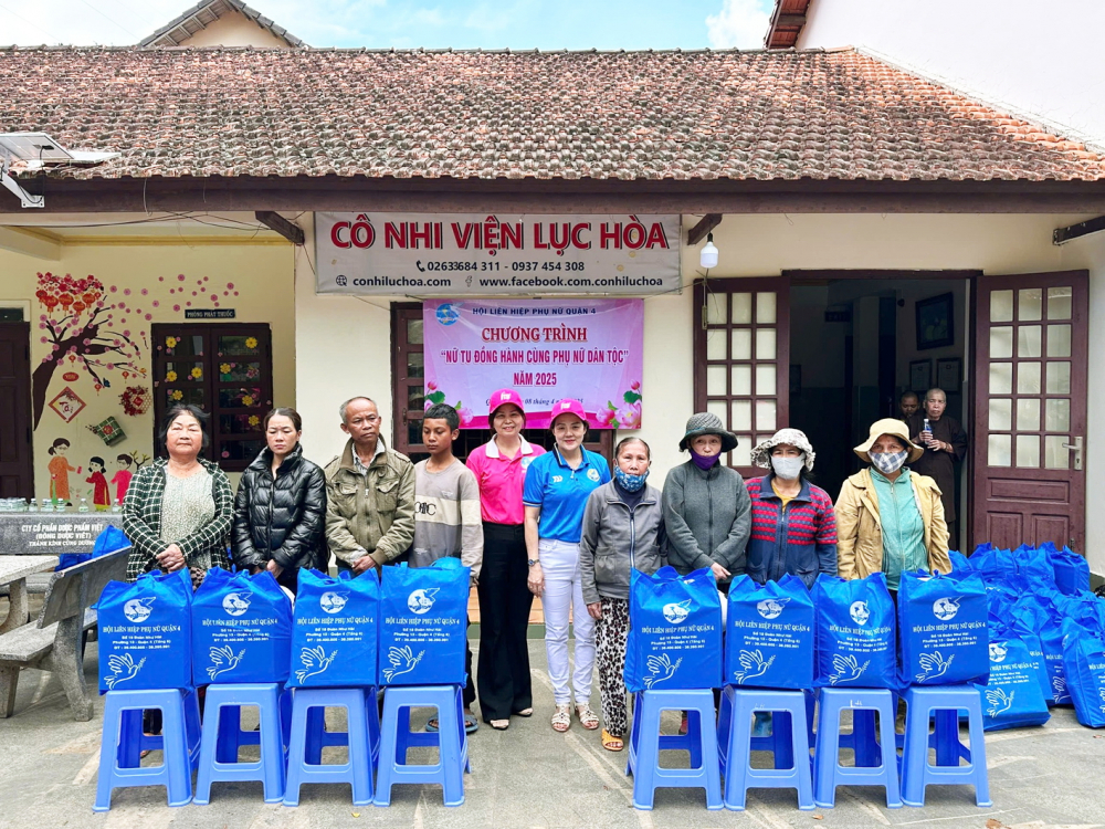 Hội phụ nữ: Chuyển giao không gián đoạn công tác an sinh Hội LHPN quận 4 tổ chức chương trình an sinh xã hội, hỗ trợ phụ nữ dân tộc khó khăn tại tỉnh Lâm Đồng