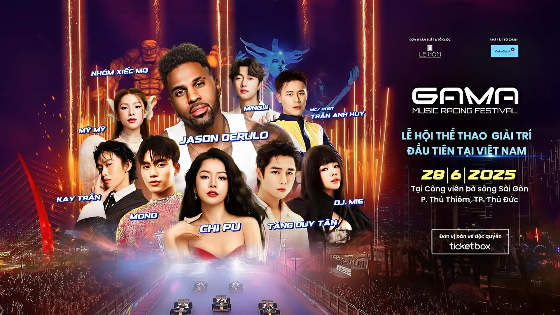 Poster quảng bá chương trình có sự tham gia của 