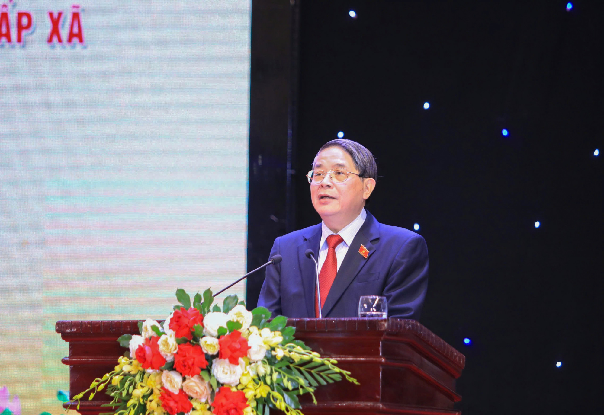 Phó Chủ tịch Quốc hội Nguyễn Đức Hải phát biểu tại buổi lễ - Ảnh: Khánh Trung