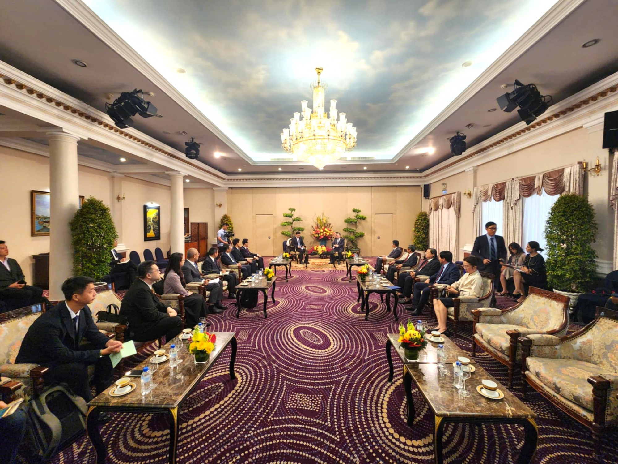 Toàn cảnh buổi tiếp