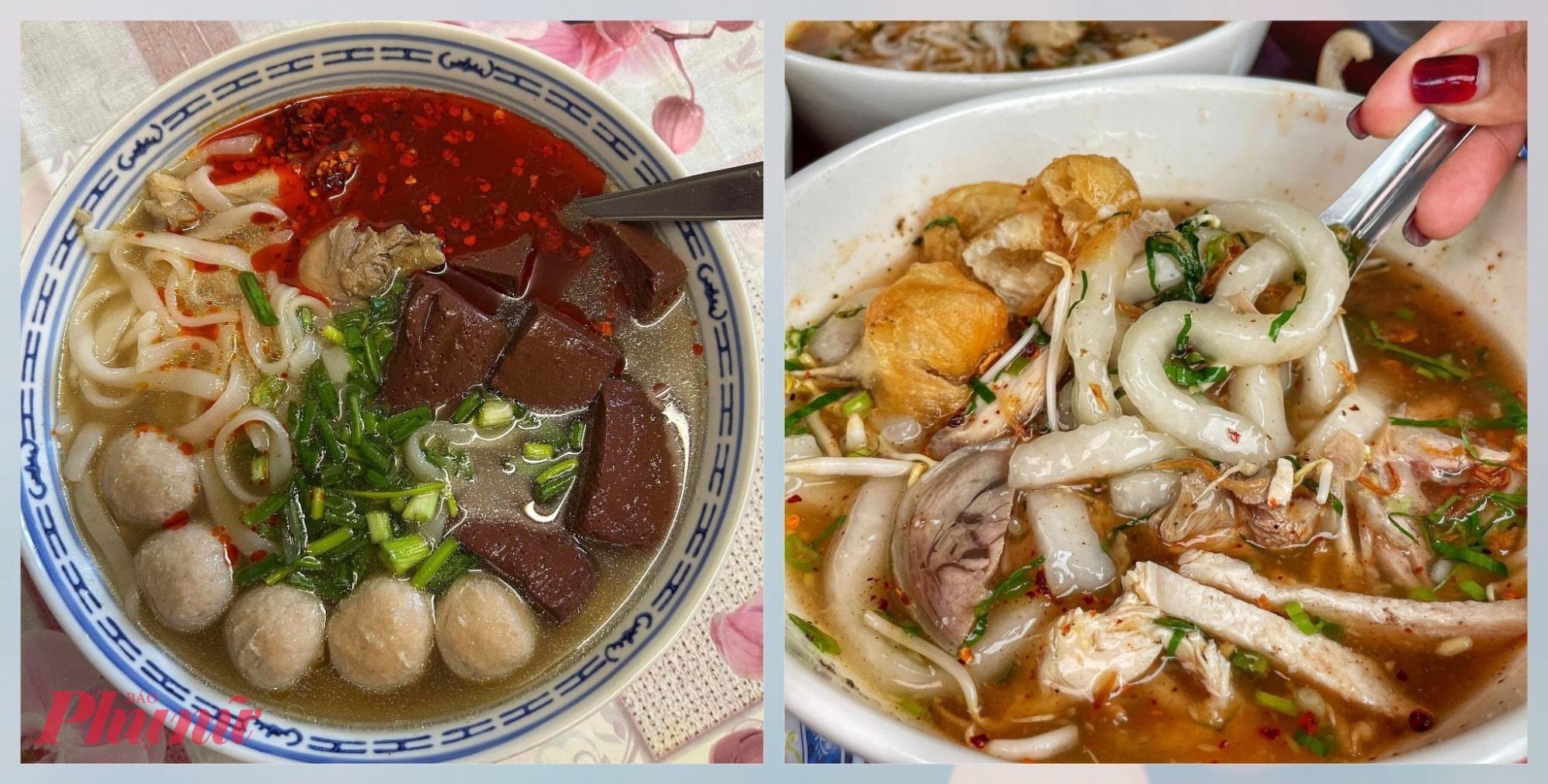 Nền ẩm thực trong các món sợi truyền thống của Lào Hai trong số các món khao piak sen