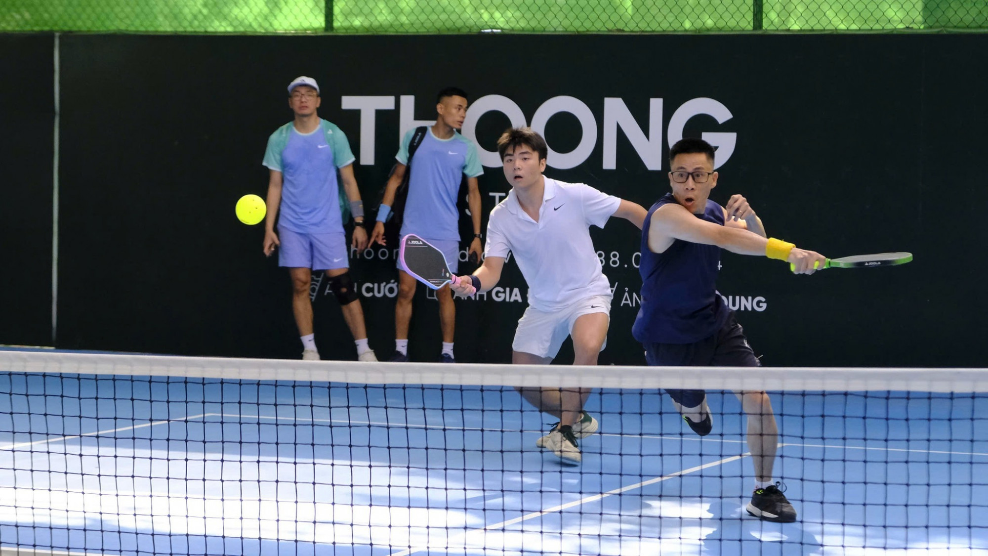 Hơn 300 vận động viên tham gia tranh tài Giải Pickleball “Quạt mát trao em - Ươm mầm tri thức” - Ảnh: Khánh Trung