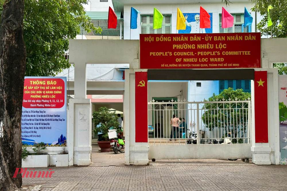 Trụ sở mới của phường Nhiêu Lộc đặt trên đường Bà Huyện Thanh Quan, chính thức đi vào hoạt động từ ngày 1/7 - Ảnh: Thanh Tâm