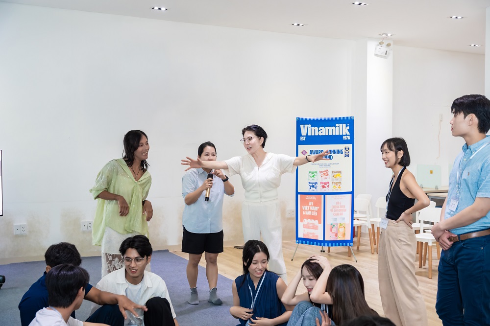 Vinamilk tiếp lửa đam mê, tôn vinh sáng tạo tại sự kiện điện ảnh châu Á Một góc workshop “Ươm mầm tài năng” - Ảnh: Thành Huy