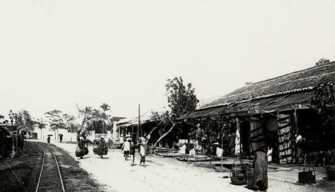 Xóm lò gốm xưa. Ảnh tư liệu