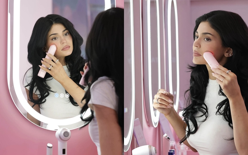 Loạt hình ảnh Kylie Jenner sử dụng máy đẩy tinh chất dưỡng da do công ty Kim Byung Hoon sản xuất đã giúp doanh số bán hàng tăng vọt.