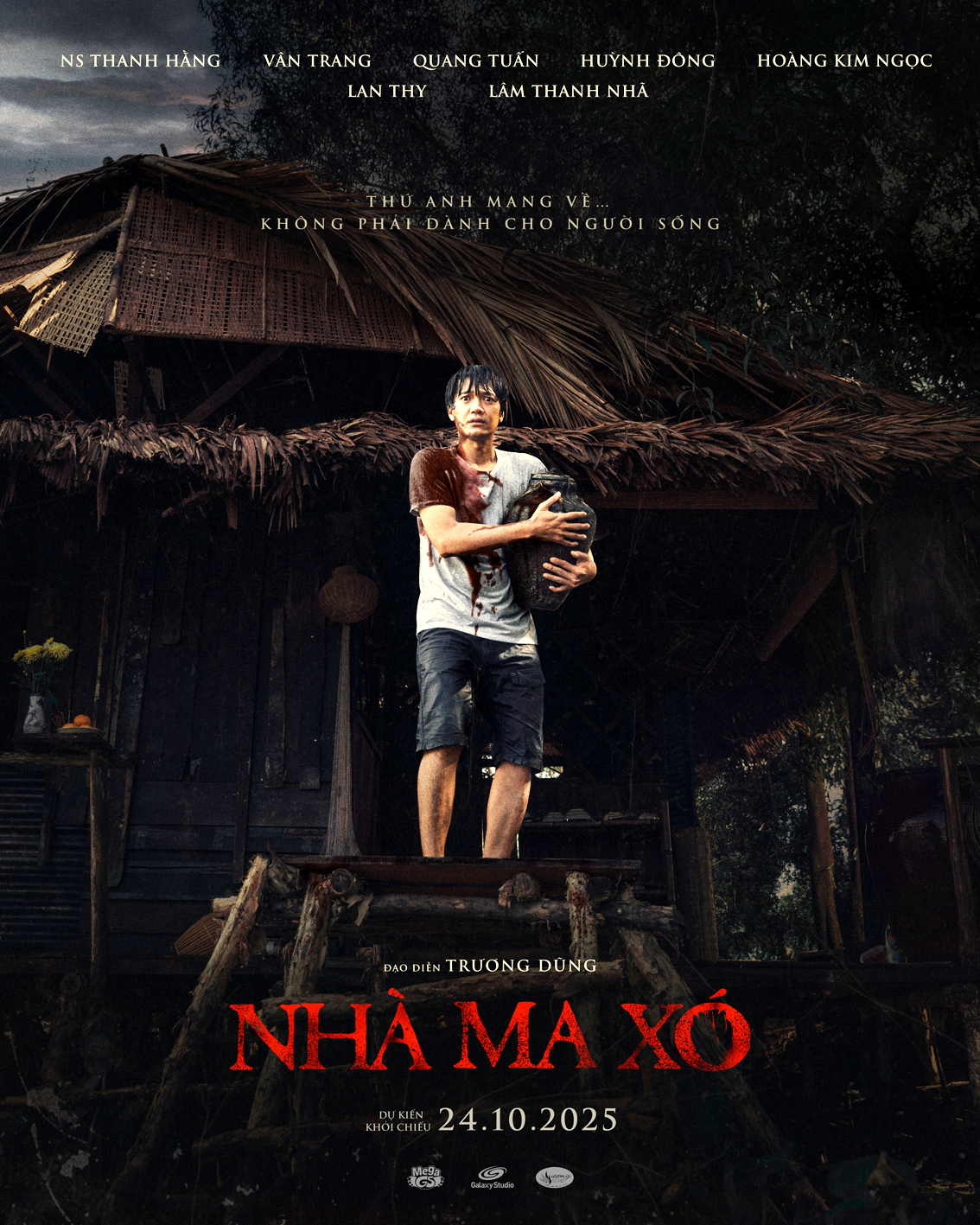 Phim Nhà ma xó sẽ ra rạp tháng Mười tới, kéo dài chuỗi  phim kinh dị đang thắng thế trên thị trường - Nguồn ảnh: NSX