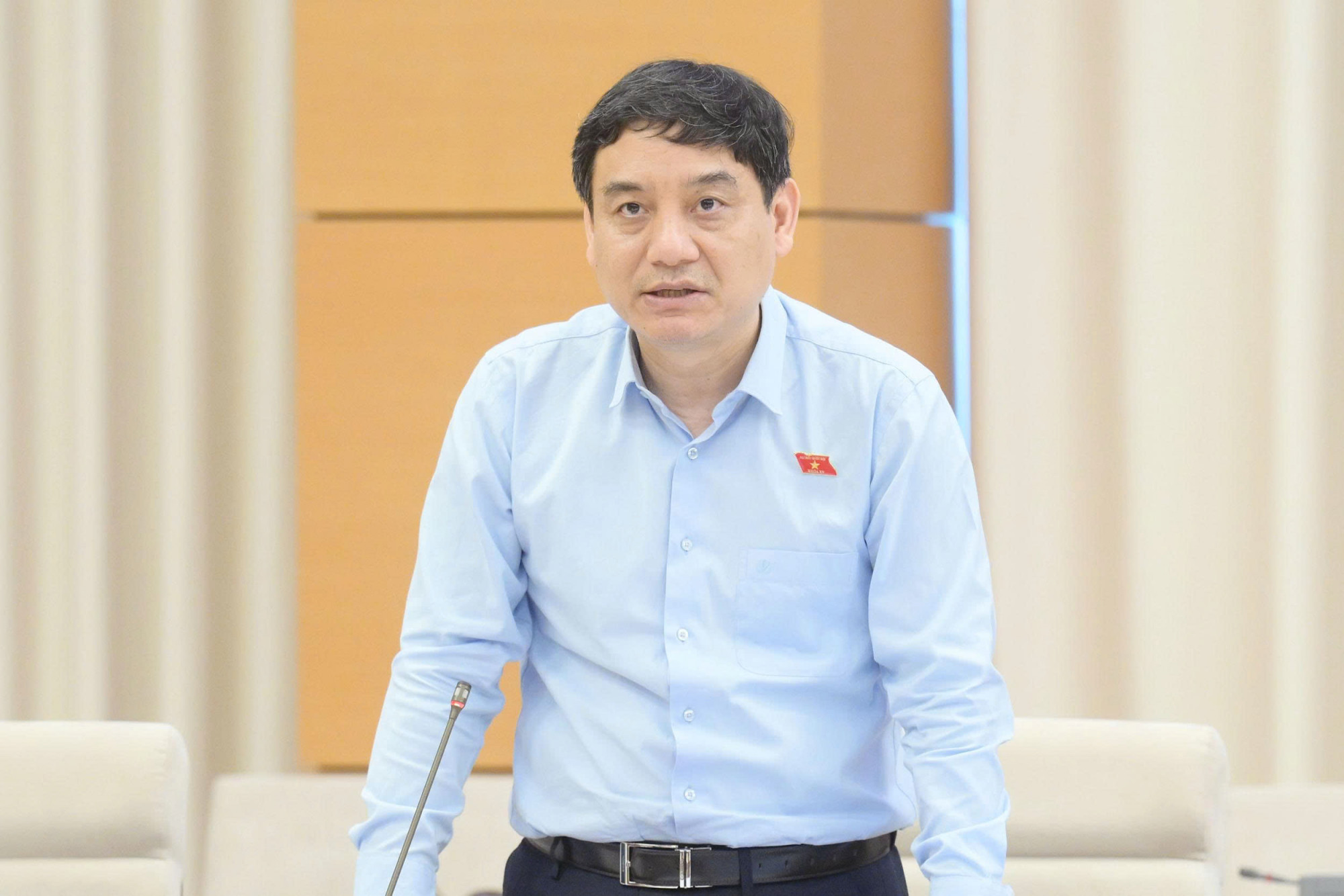 Đề thi tốt nghiệp phải phân loại cao để tránh học sinh “xếp bằng nhau” Chủ nhiệm Ủy ban Văn hóa và Xã hội Nguyễn Đắc Vinh - ảnh: QH