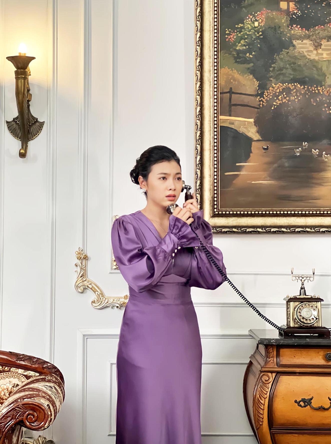 Diễn viên Thiên Thư vào vai Mỹ Lệ trong phim  Ký ức Nam Xuân - Nguồn ảnh: Facebook nhân vật
