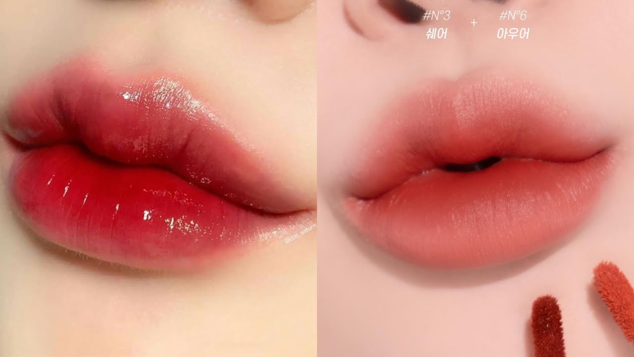 Giữa môi có son dưỡng và môi 