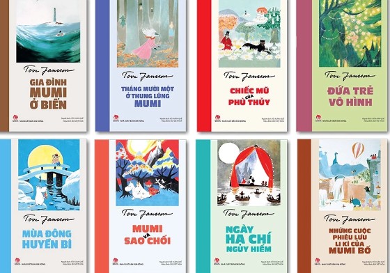 Bộ tác phẩm Moomin đã được xuất bản tại Việt Nam. Ảnh: NXB Kim Đồng