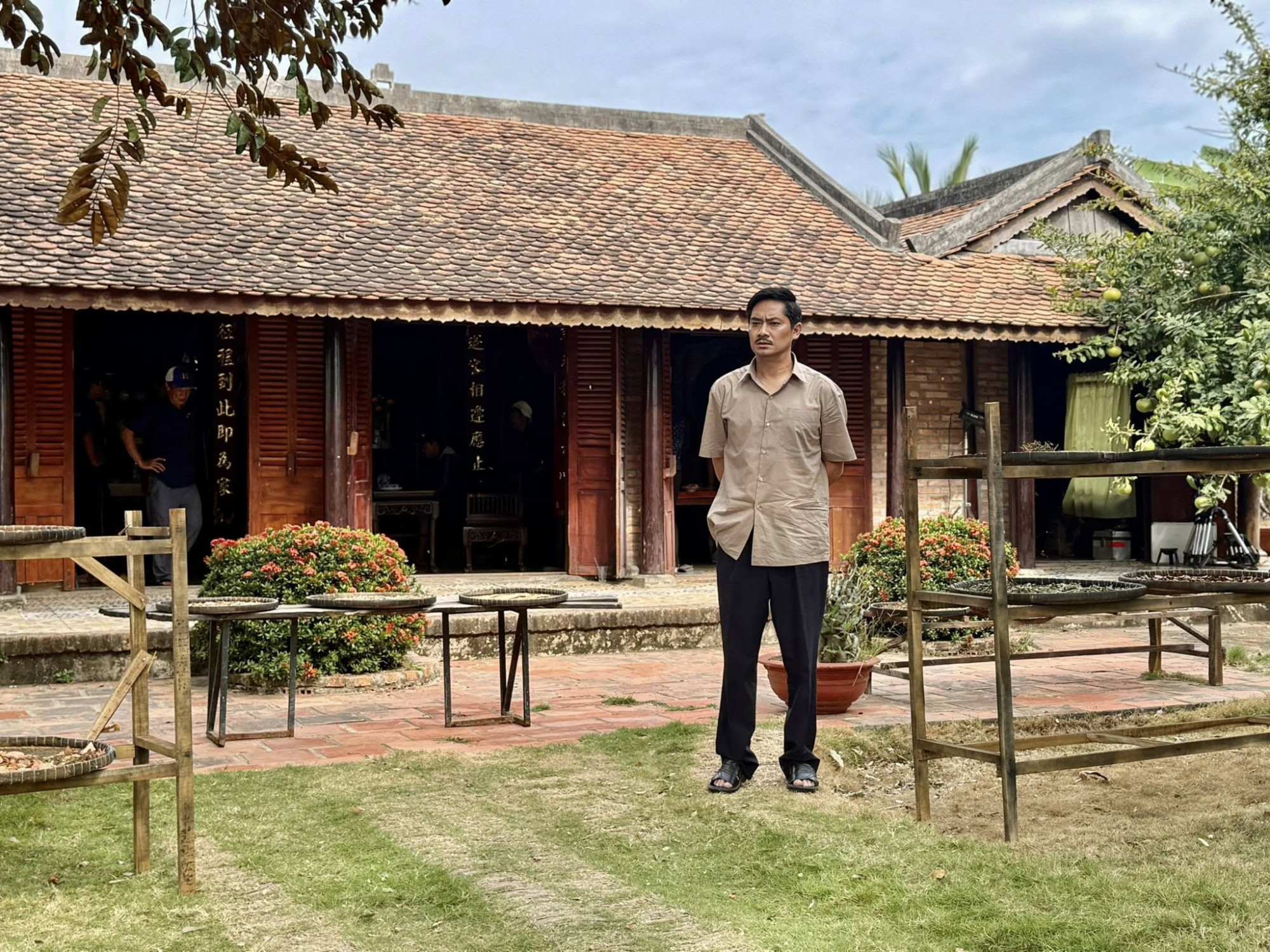 Diẽn vien Minh Luân trong  vai Hùng Thiện