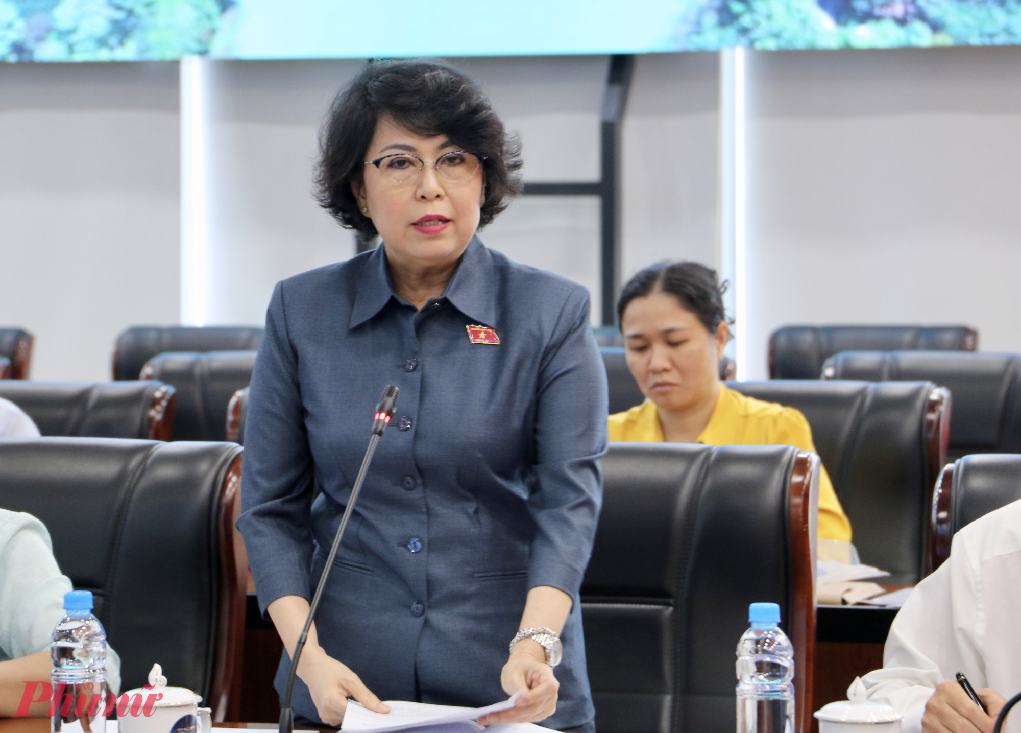 Bà Tô Thị Bích Châu – nguyên Phó Chủ tịch Ủy ban Trung ương MTTQ Việt Nam – đề xuất bố trí đại biểu Quốc hội theo vùng để nâng cao chất lượng tiếp dân sau sáp nhập - Ảnh: Thanh Tâm