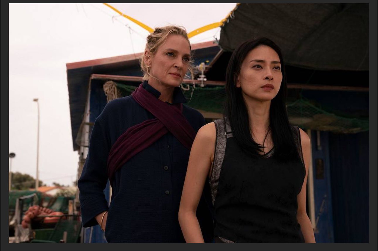 Ngô Thanh Vân cùng minh tinhtinh Uma Thurman