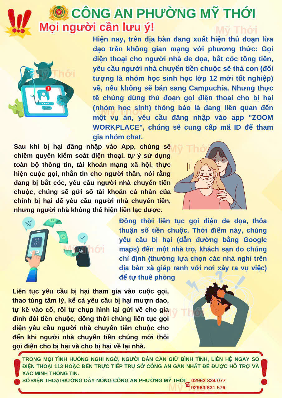 Cảnh giác với lừa đảo... Ảnh: Duy Anh 