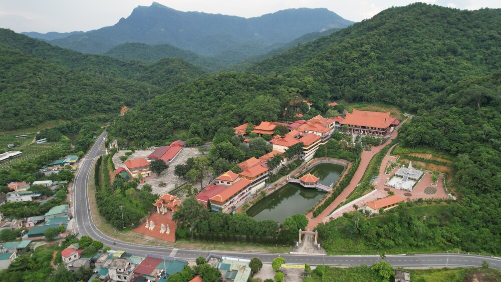 Mặt bằng tổng thể chùa Vĩnh Nghiêm - Ảnh: VAA/ Nguyễn Hữu Thiết