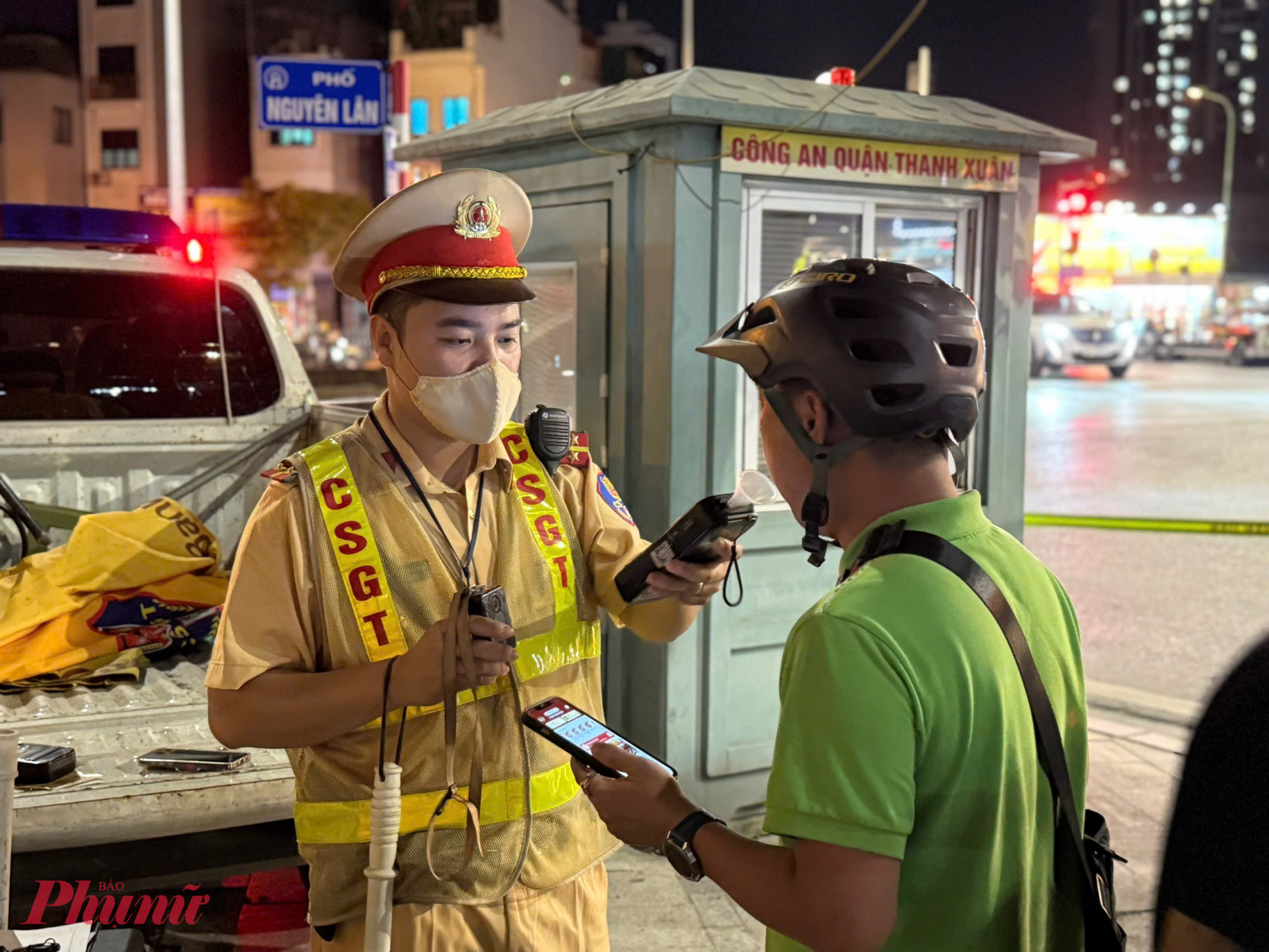 Đội CSGT đường bộ số 7 bố trí các tổ công tác làm nhiệm vụ  trên nhiều tuyến đường, ma men khó thoát.