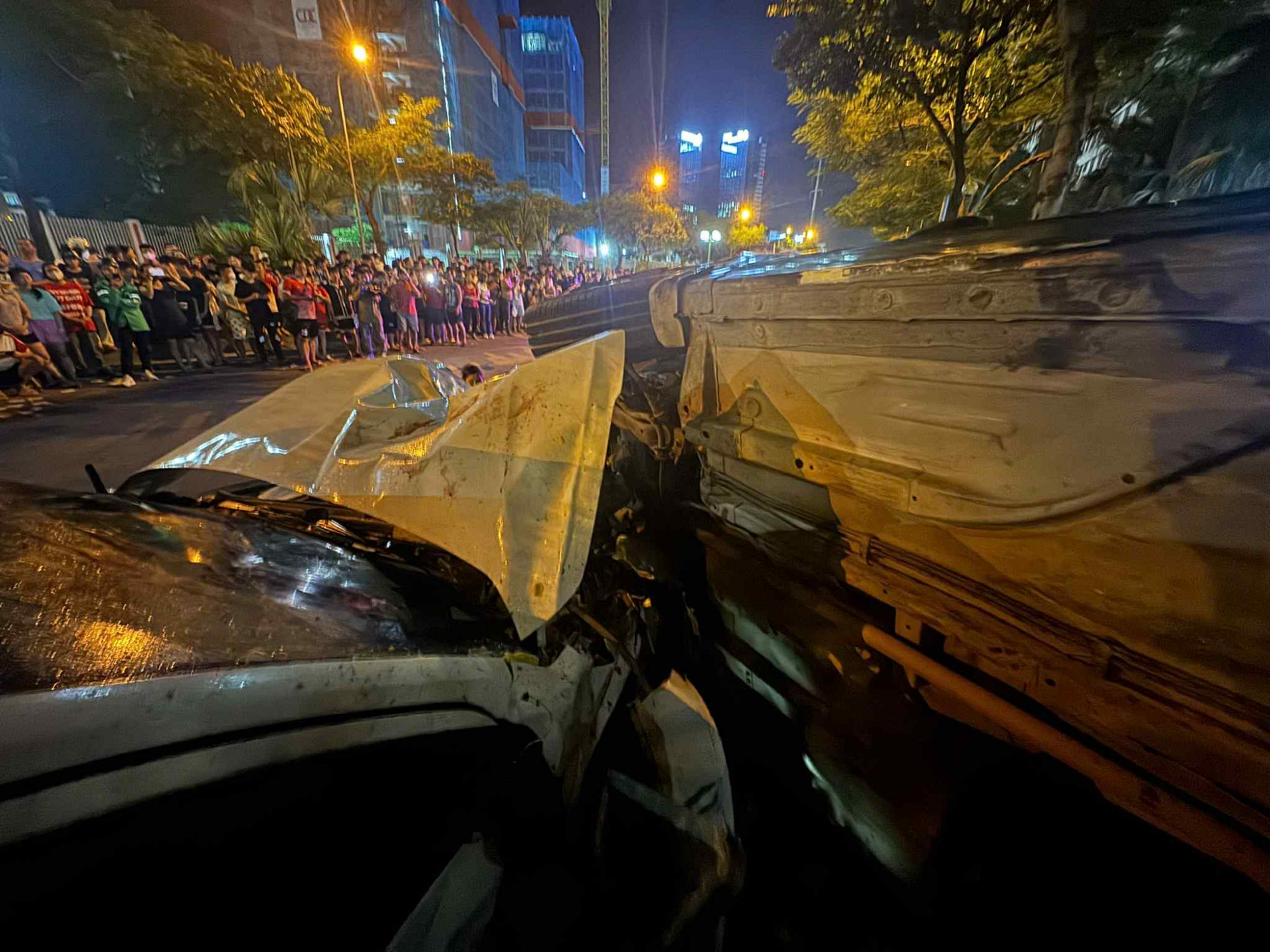 Hiện trường vụ tai nạn 