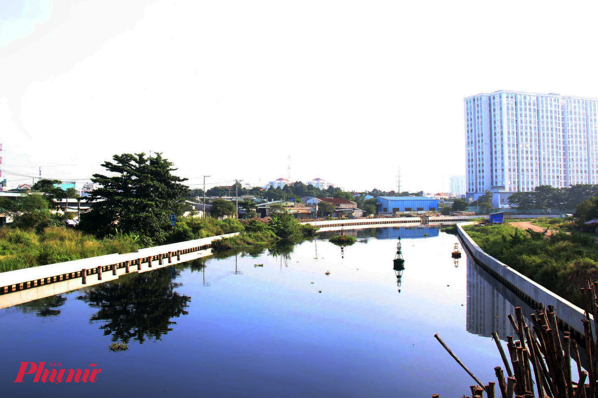 Dự án kênh Tham Lương - Bến Cát - rạch Nước Lên đang thi công - Ảnh: Vũ Quyền