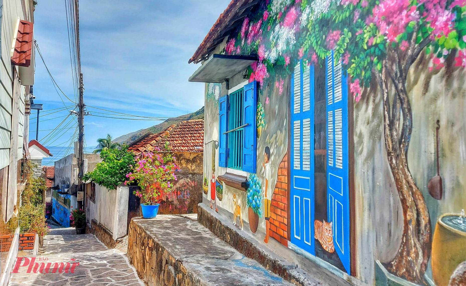 Ngõ nhỏ bình yên ở Nhơn Lý