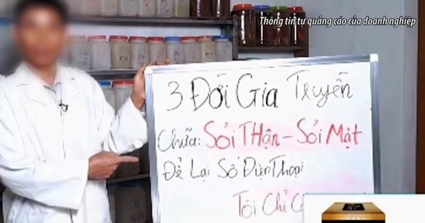 Dự thảo Luật An toàn thực phẩm (sửa đổi) cấm người bán thực phẩm, thực phẩm chức năng mặc áo bác sĩ - ảnh cắt từ clip