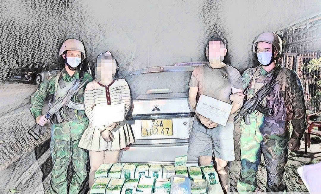 2 đối tượng người Lào (1 nam, 1 nữ) đang vận chuyển trái phép chất ma túy trên đường từ Khe Sanh về Đông Hà thì bị bắt