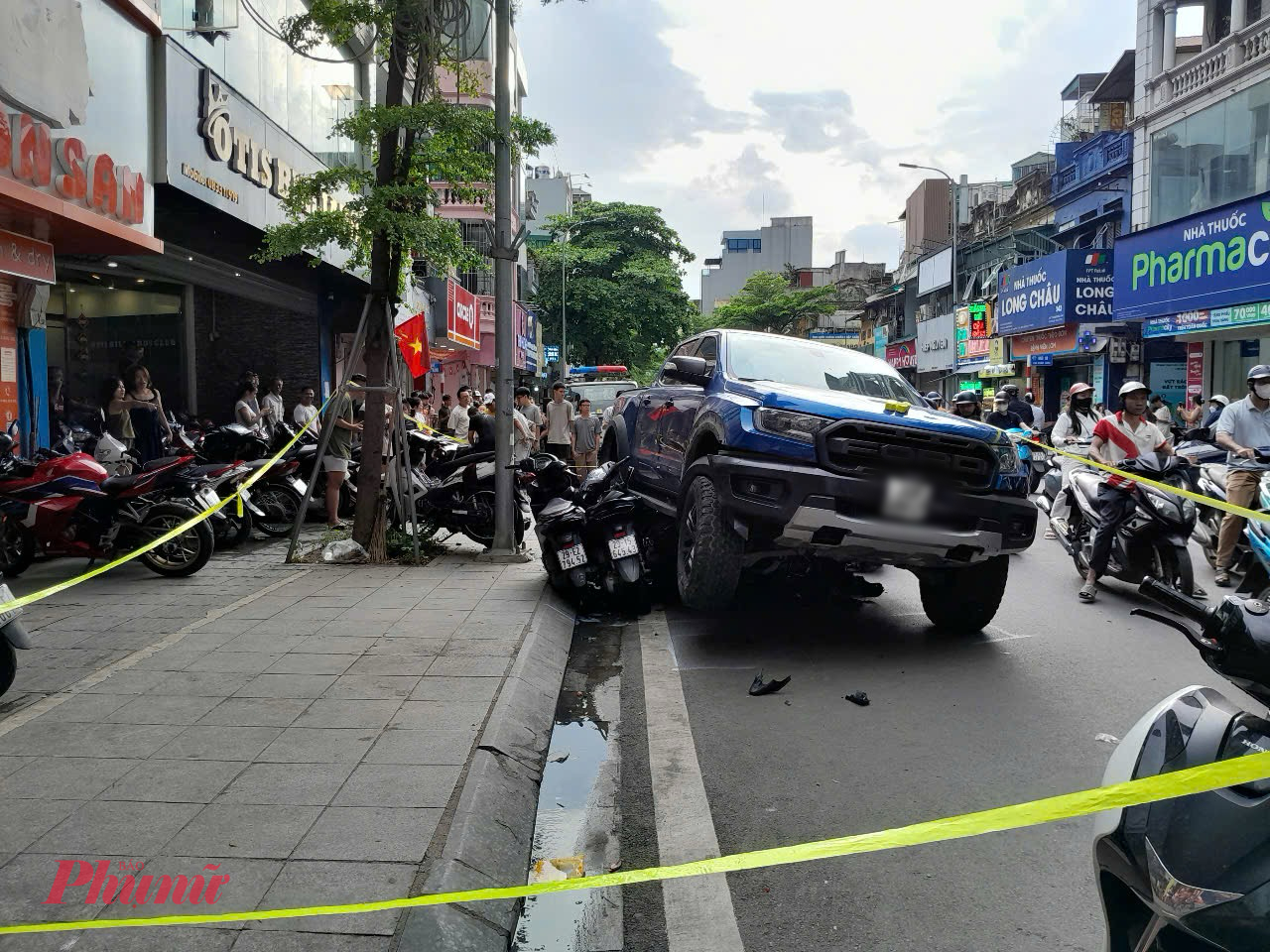 Hiện trường vụ việc.