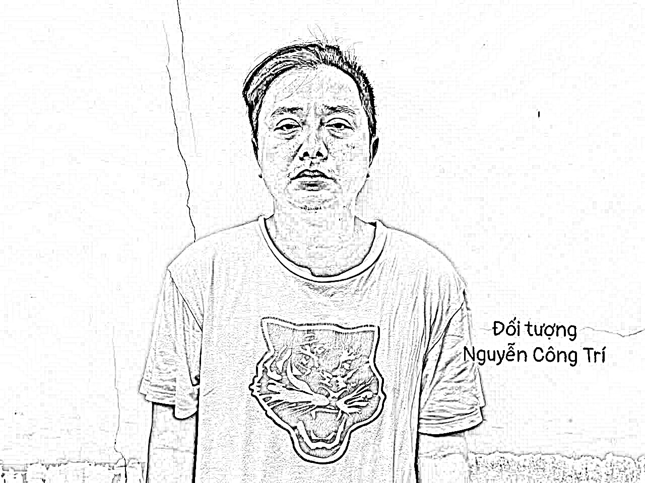NTK Công Trí tại cơ quan Công an - Ảnh: Công an TPHCM