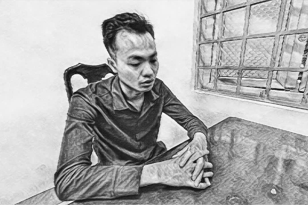 Đối tượng Chảo Láo Tả vừa bị bắt giữ để phục vụ điều tra - Ảnh: S.Đ.