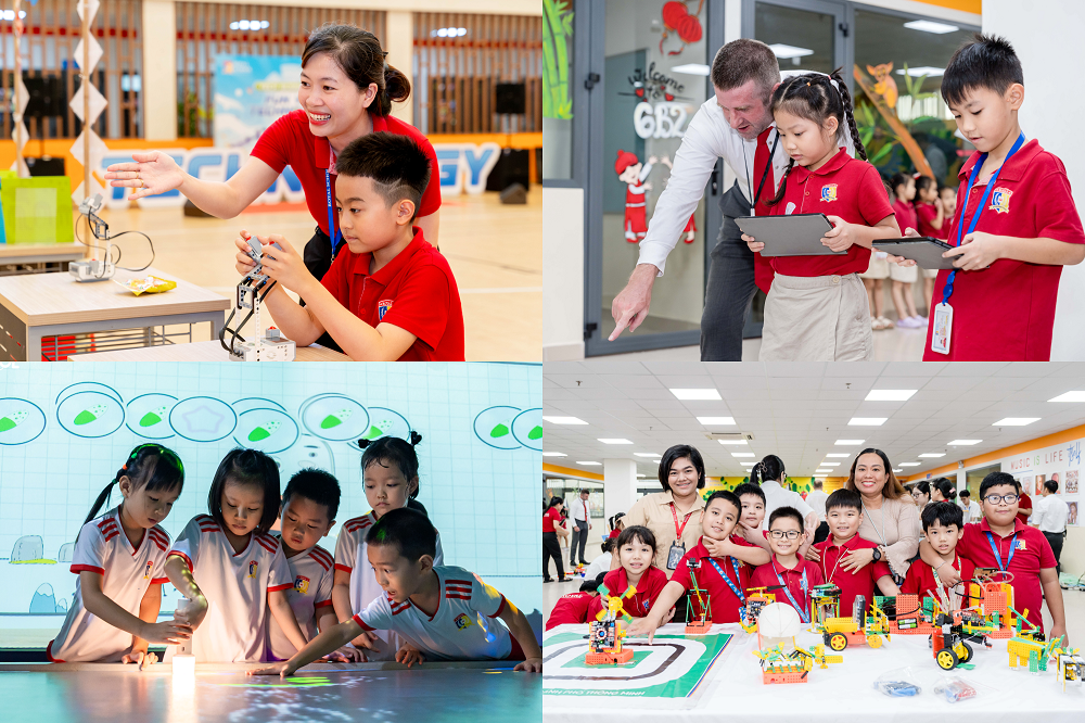 Mùa hè 2025 ở Royal School xuất hiện với “vibe” hiện đại cùng chủ đề công nghệ hấp dẫn - Ảnh: Royal School