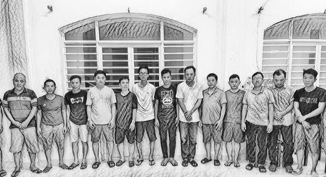 Các đối tượng bị khởi tố, bắt tạm giam